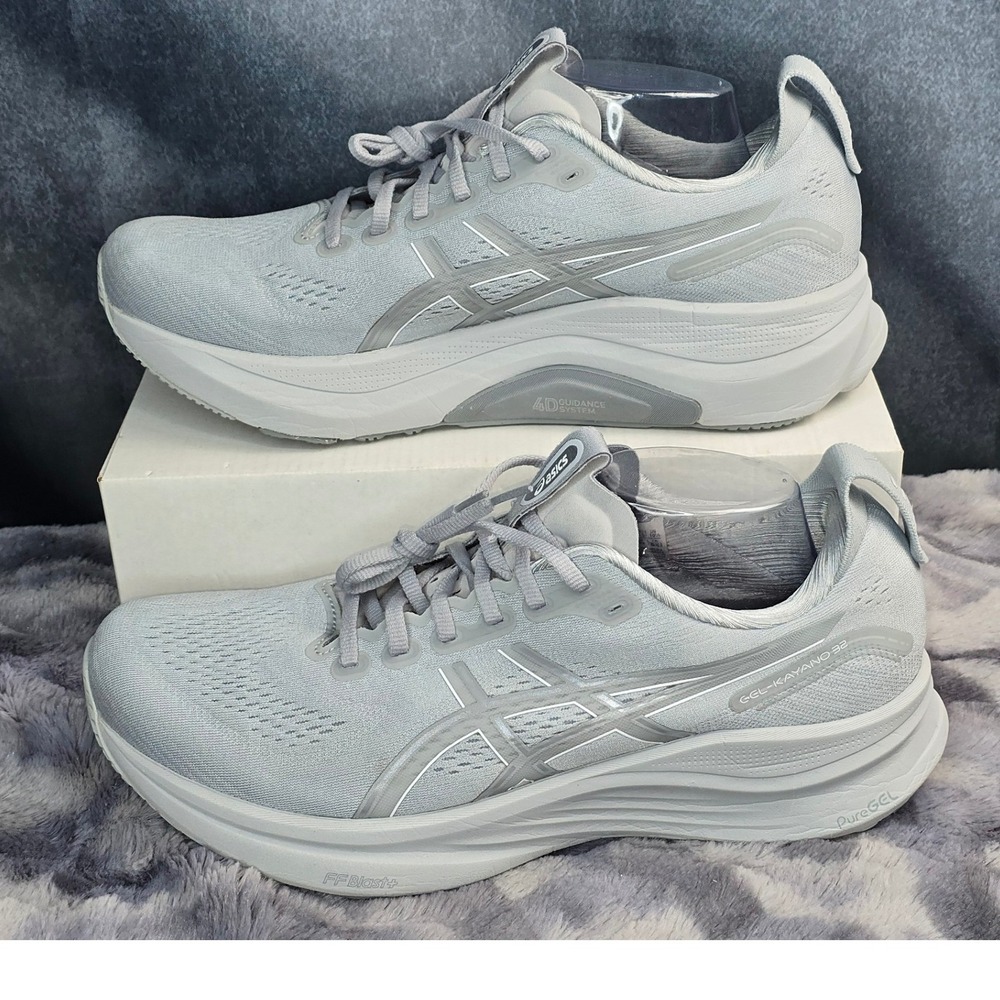 EUC Asics Gel-Kayano 30 Glacier Grey Running Shoes Mens 10.5
